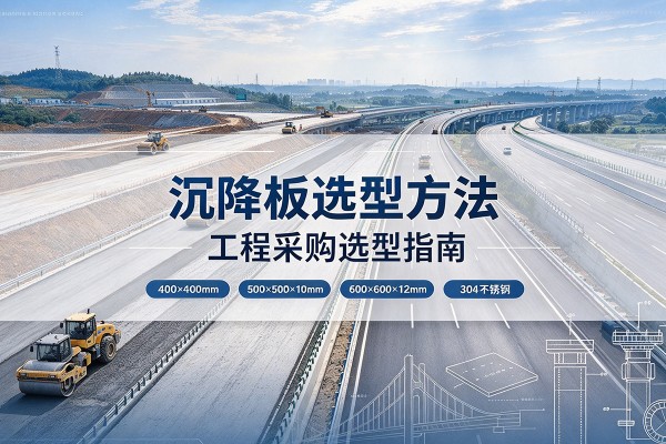 平果沉降板选择方法