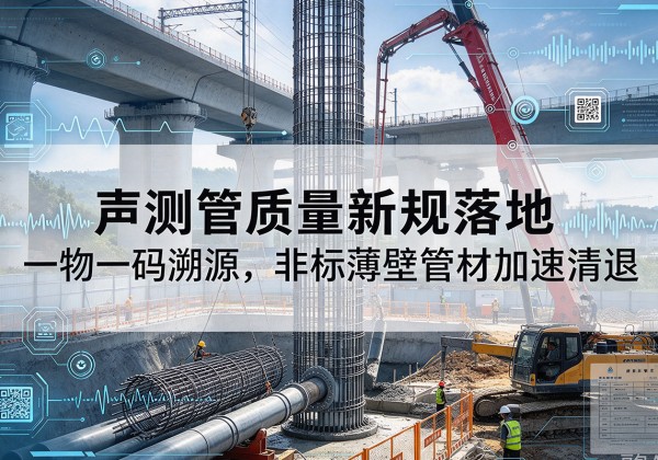 平果声测管质量新规落地，一物一码溯源，非标薄壁管材加速清退